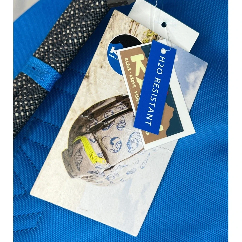 KAVU Rope Sling Backpack Blue Crossbody Daypack Travel‎ Hiking Bag H2O Resistant